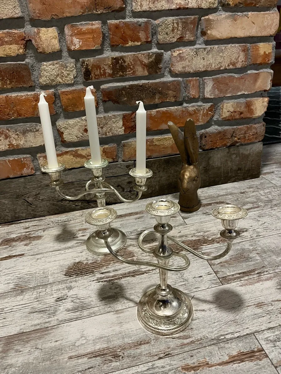 Vintage candle holders - Image 1