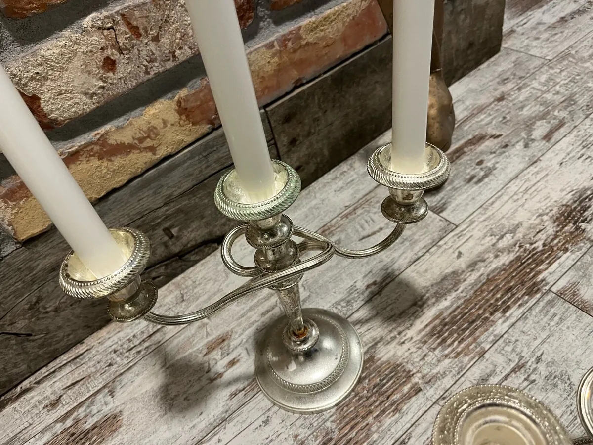 Vintage candle holders - Image 3