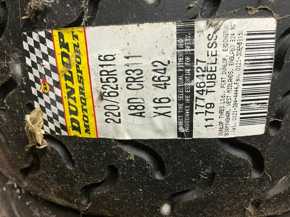 Dunlop Motorsport 220/625R16 X 5 - Image 1