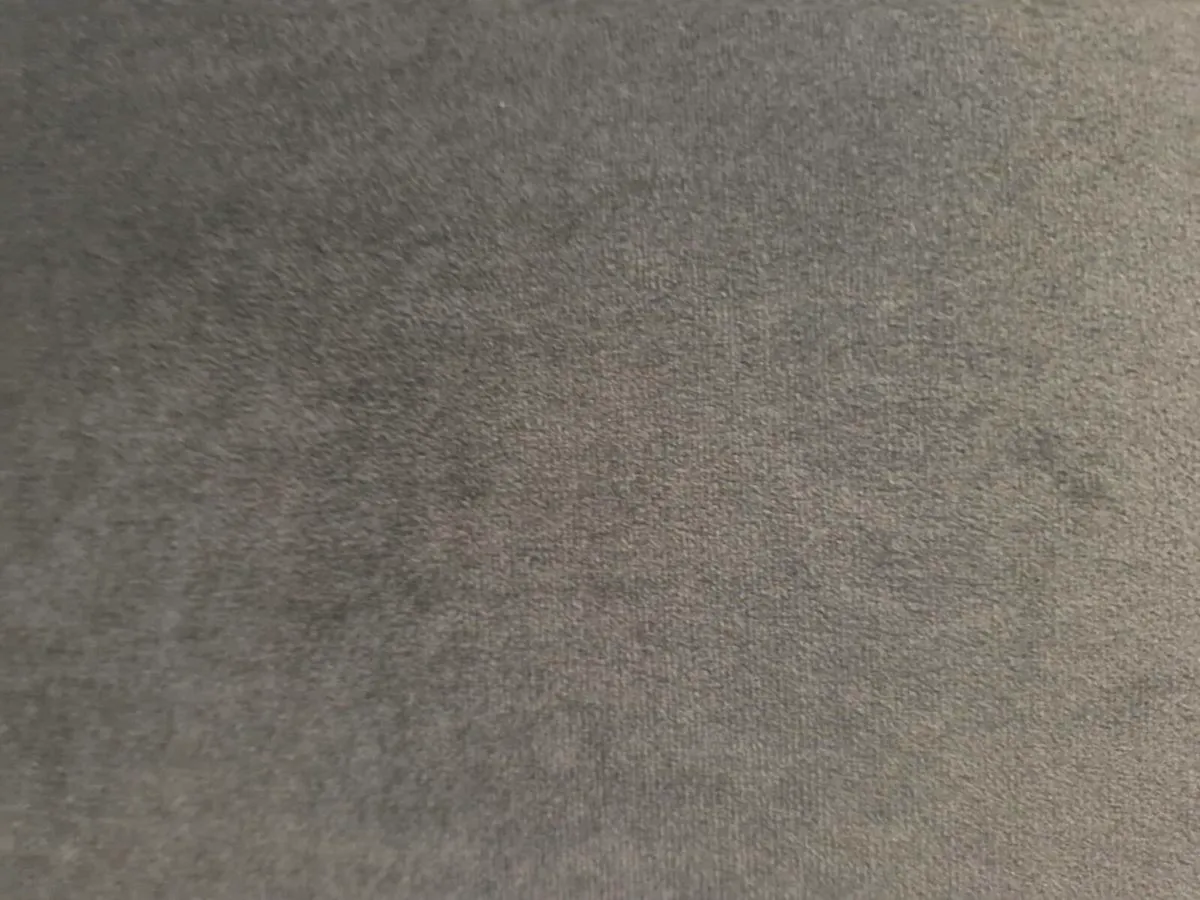 Double bed with dark grey headboard and mattrezz - Image 3