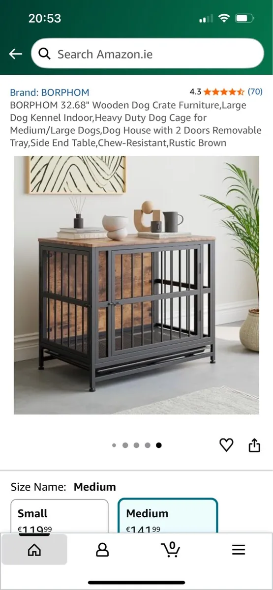 Premium dog crate - Image 1