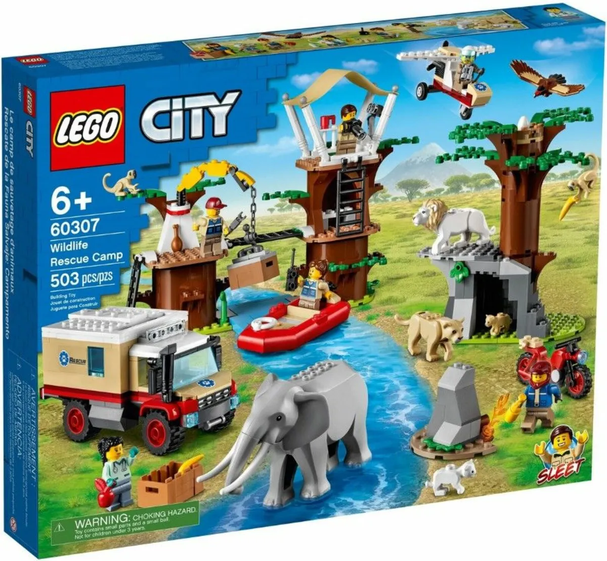 NEW Lego 60307 Wildlife Rescue Camp