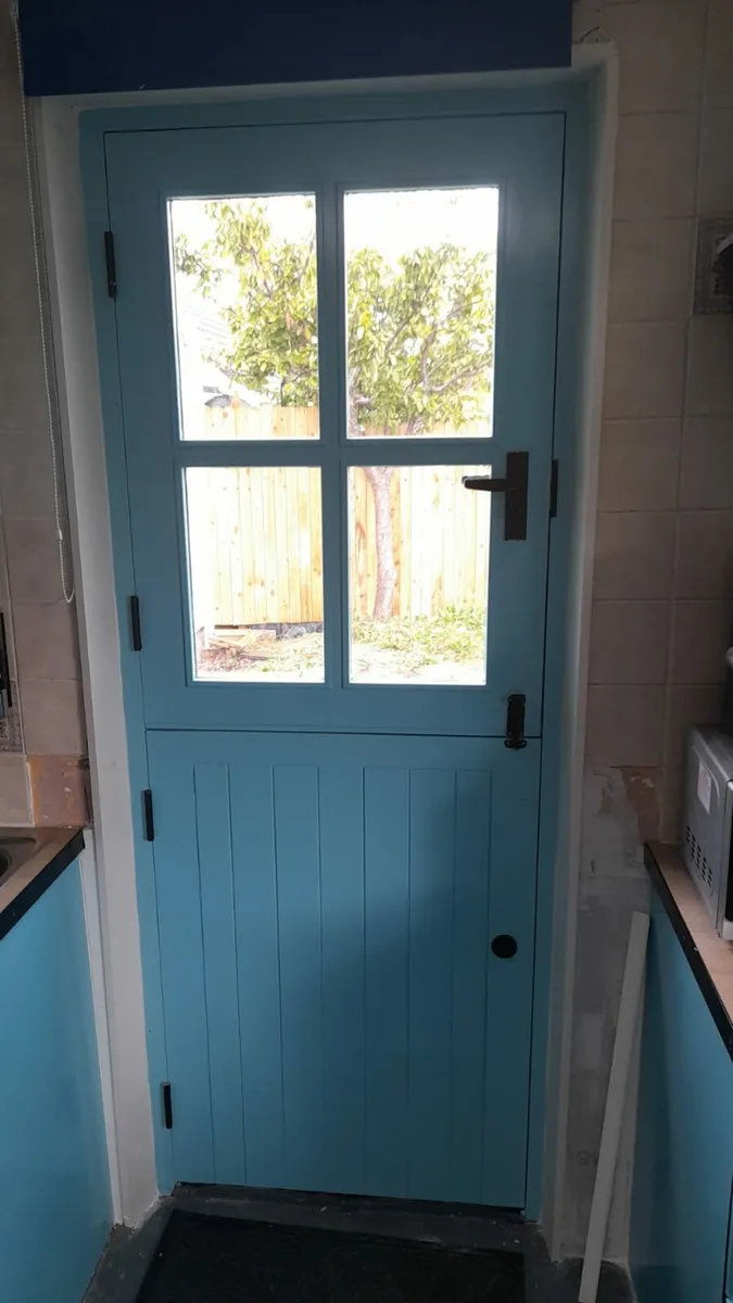 Irish Made Solid Hardwood Cottage Half Doors - Image 2