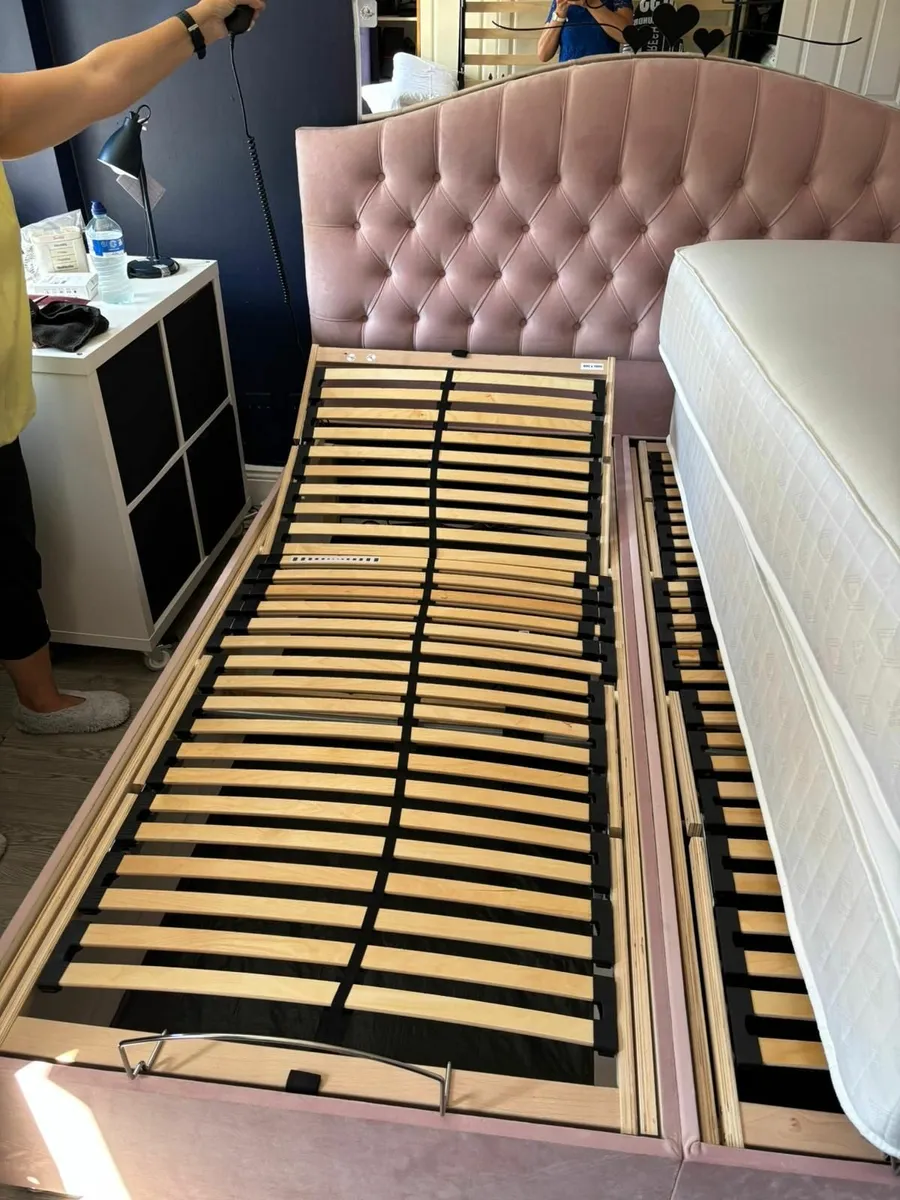 3 ft by 6 ft single electric adjustable bed, - Image 2