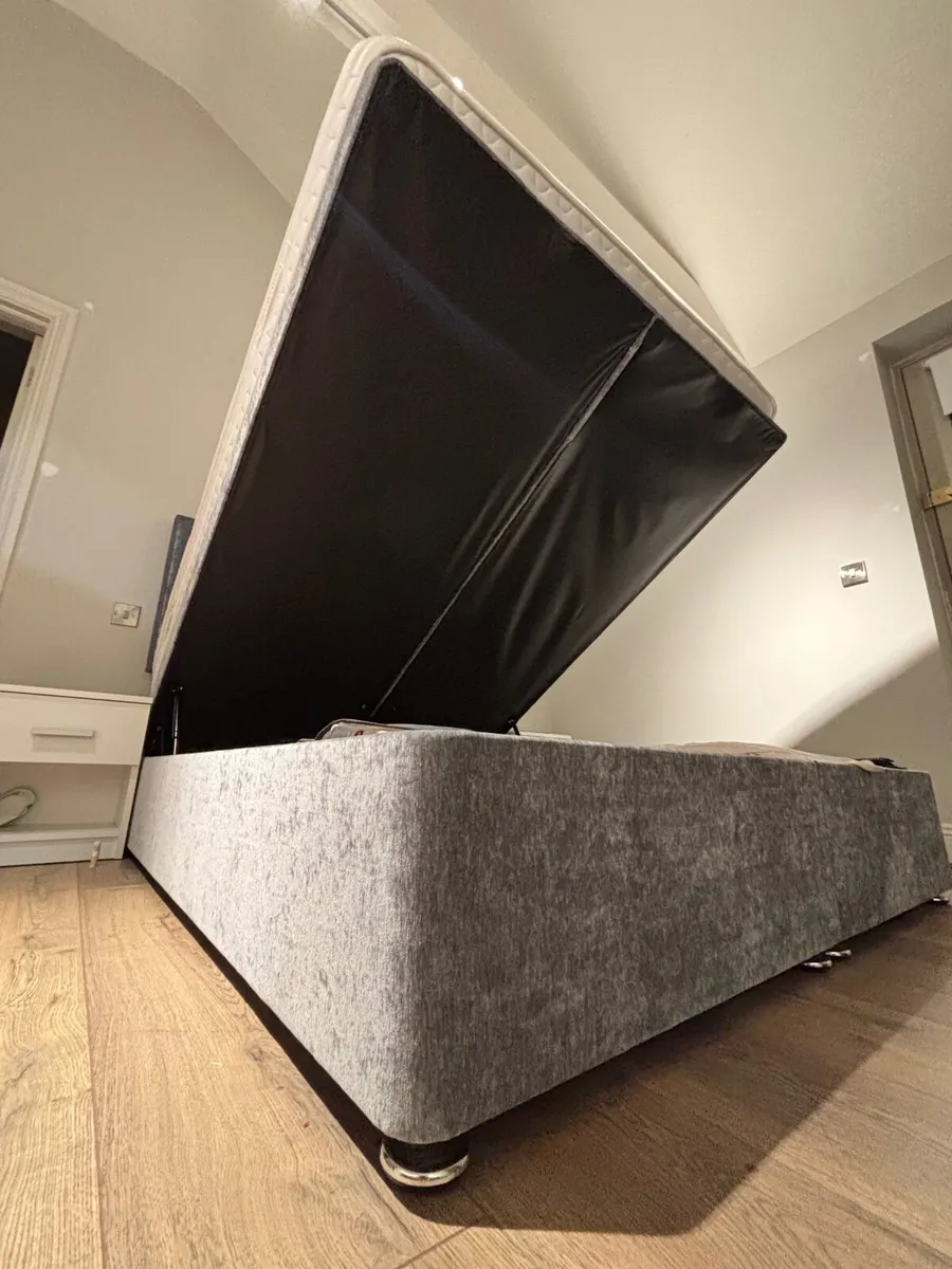 Bed, side tables and Mattress - Almost NEW!! - Image 2