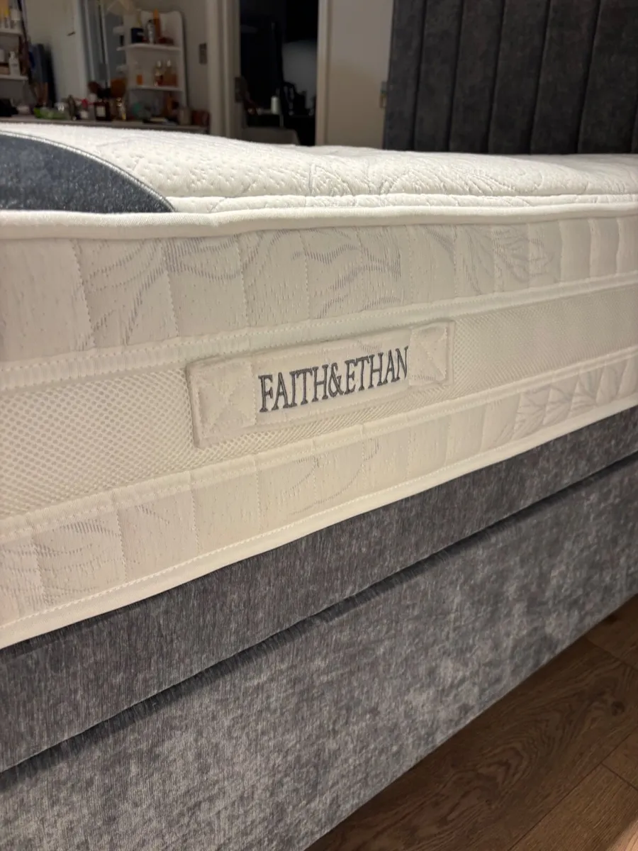 Bed, side tables and Mattress - Almost NEW!! - Image 4