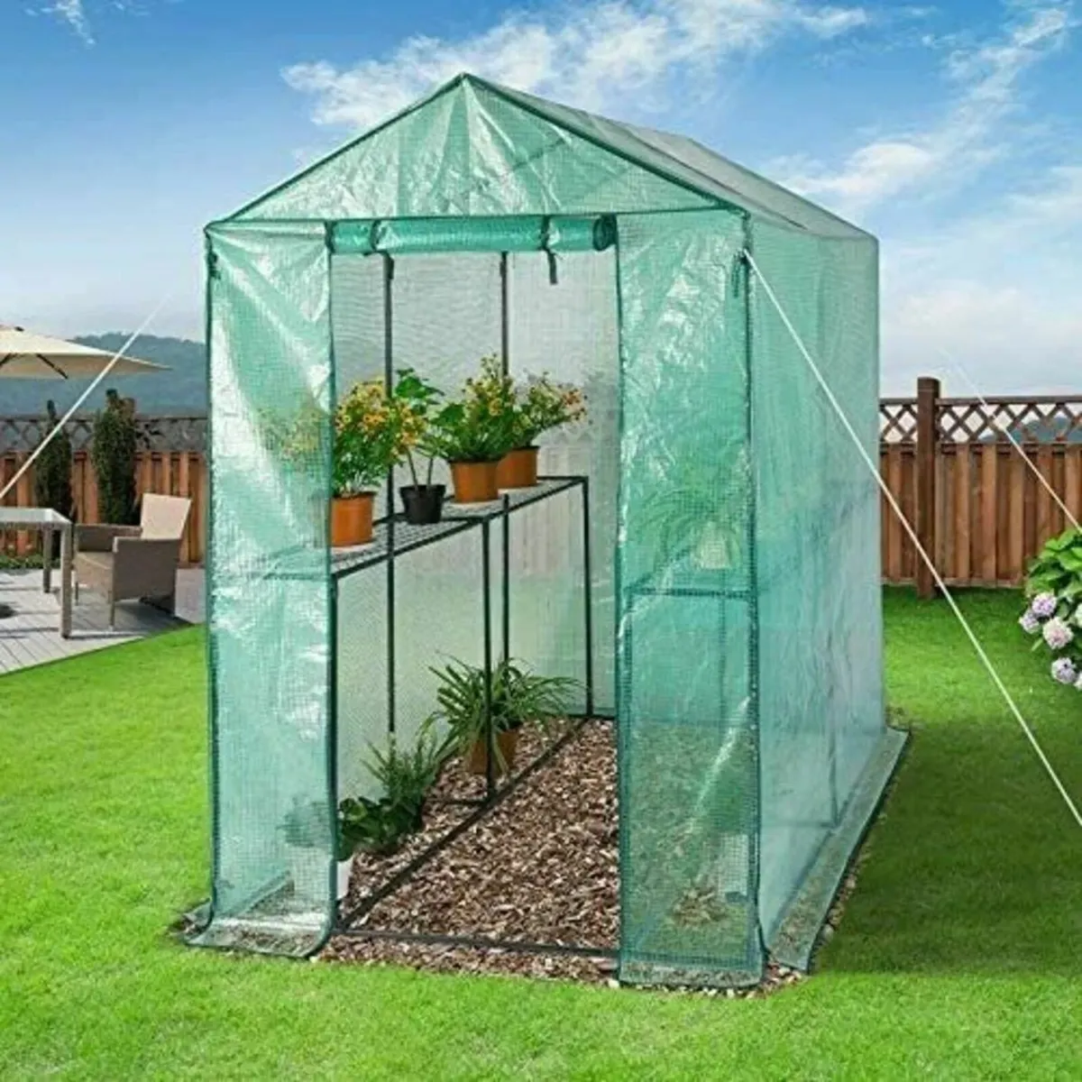 Foil Greenhouse Tomato Plant Outdoor Shelter - Image 2