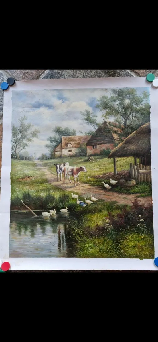 Painting - Oil on canvas - signed