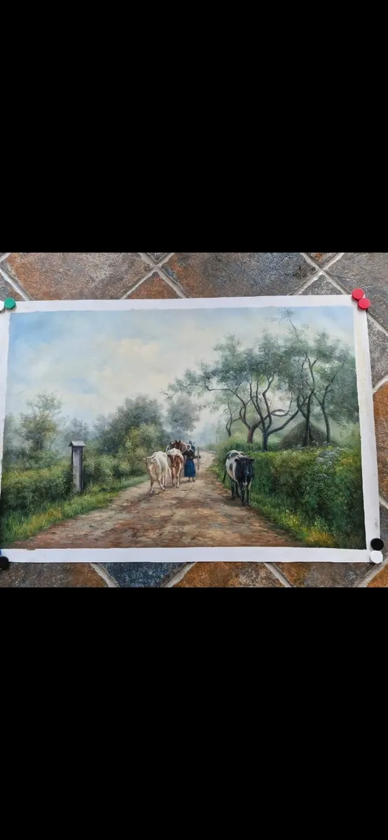 Painting - Oil on canvas - Signed