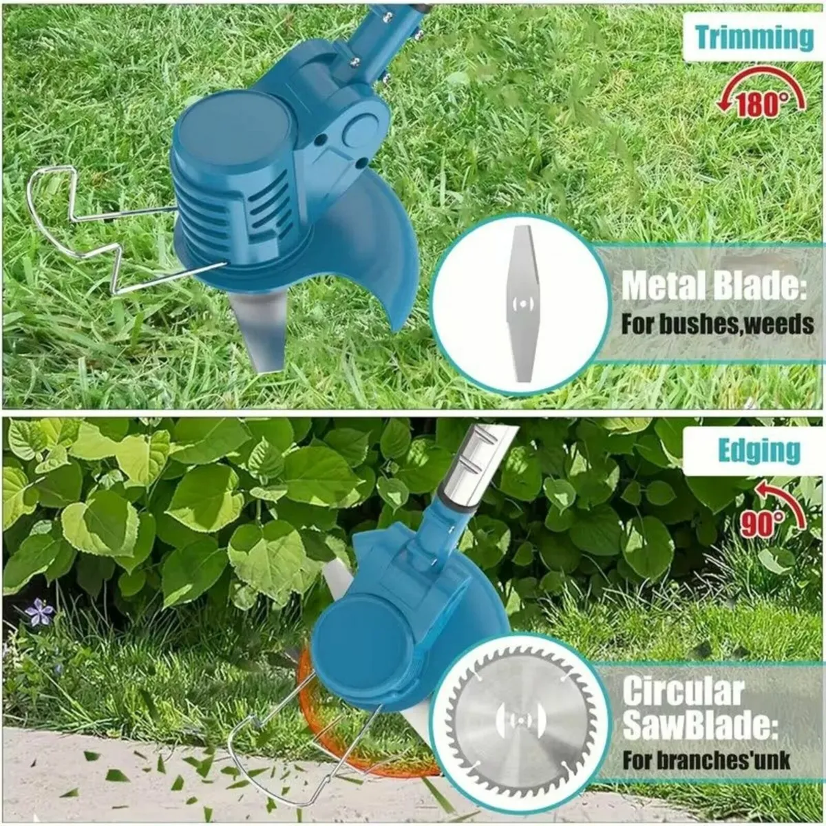 Grass Trimmer Electric Lawn Edger & Weed Cutter 18 - Image 2