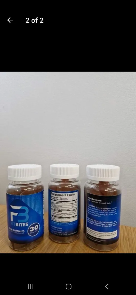 FB Fitbites BHB Gummies selling all three bottles - Image 2