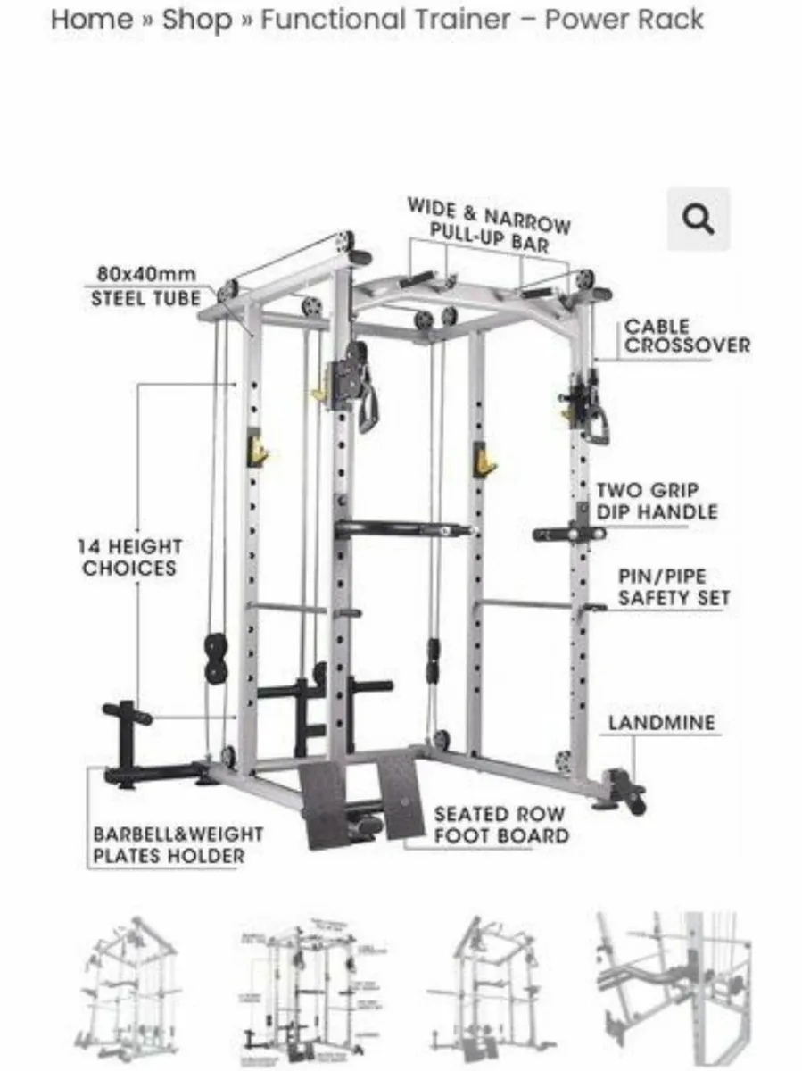 Functional Trainer - Power Rack for sale in Co. Cork for €800 on DoneDeal
