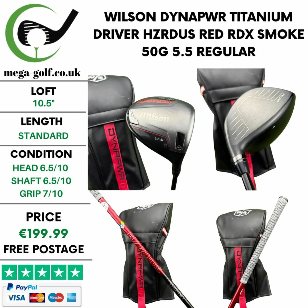 Wilson Dynapwr Titanium Driver / 10.5° / Regular - Image 1