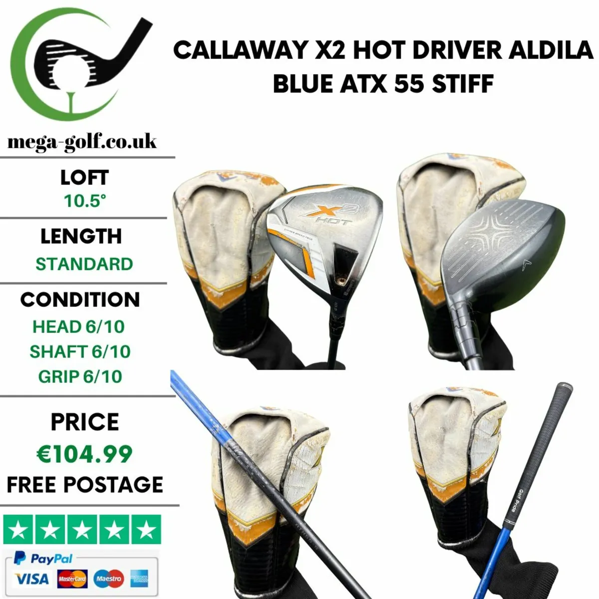 Callaway X2 Hot Driver / 10.5° / Stiff - Image 1