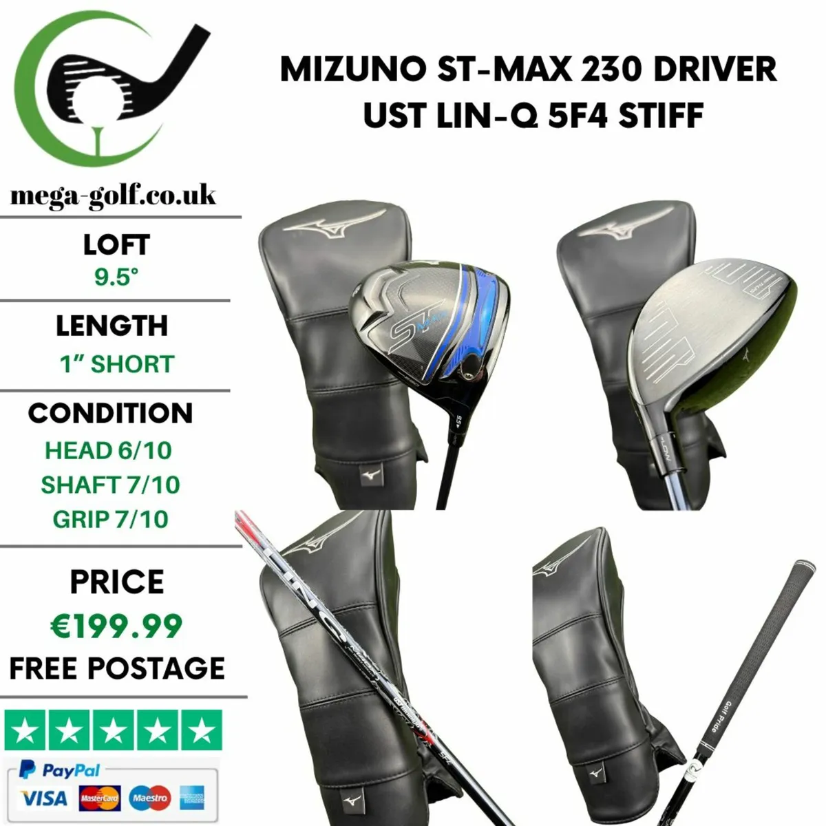 Mizuno ST-Max 230 Driver / 9.5° / Stiff - Image 1