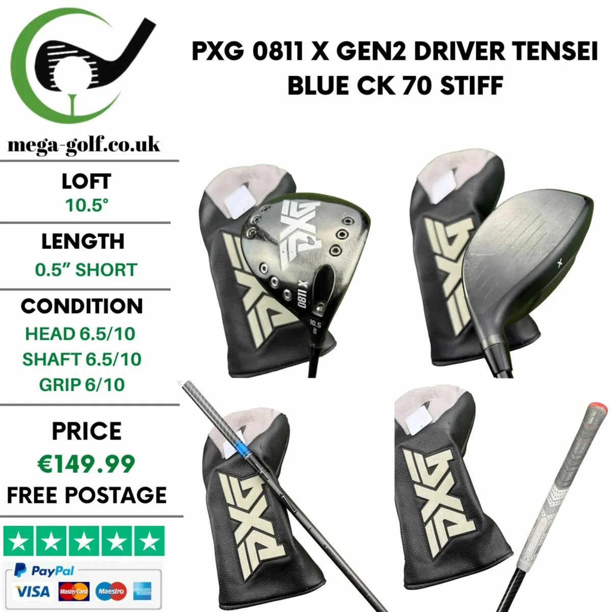 PXG 0811 X Gen2 Driver / 10.5° / Stiff - Image 1