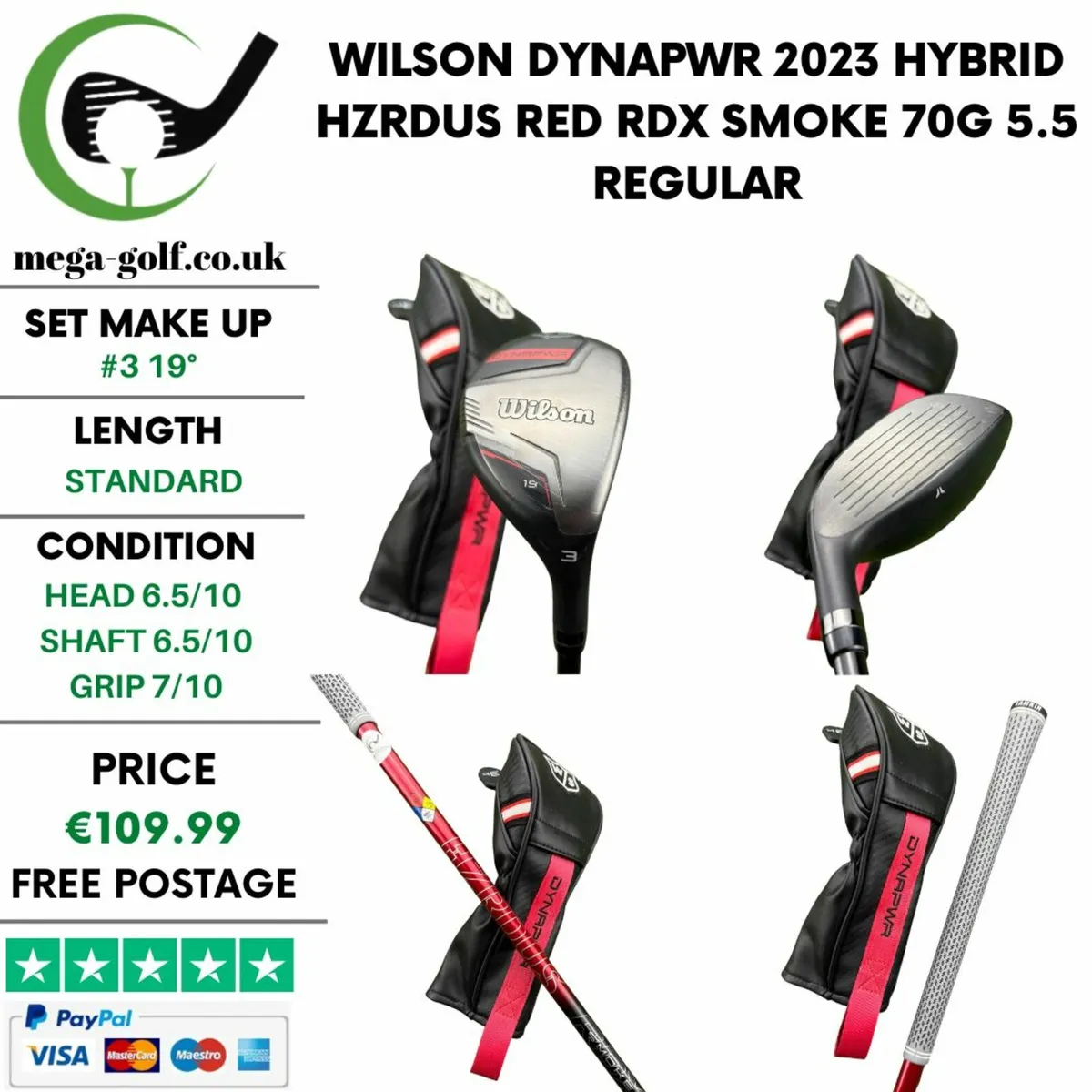 Wilson Dynapwr 2023 Hybrid / #3 19° / Regular - Image 1