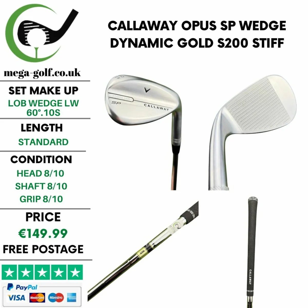 Callaway Opus SP Wedge Lw 60°.10s / Stiff - Image 1