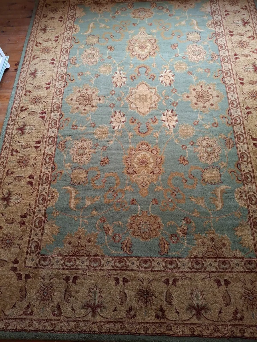 Large wool mix rug - Image 1