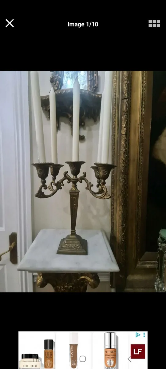 Antique candleabras POSTAGE AVAILABLE - Image 1