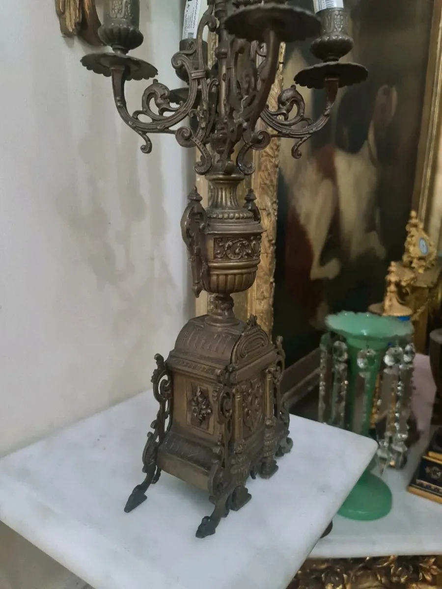 Antique candleabras POSTAGE AVAILABLE - Image 2