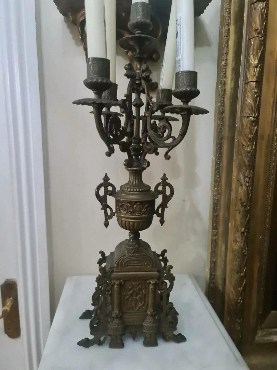 Antique candleabras POSTAGE AVAILABLE - Image 3