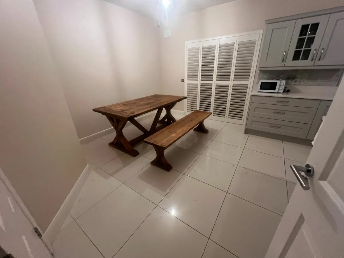Dining Table and Bench - Image 3