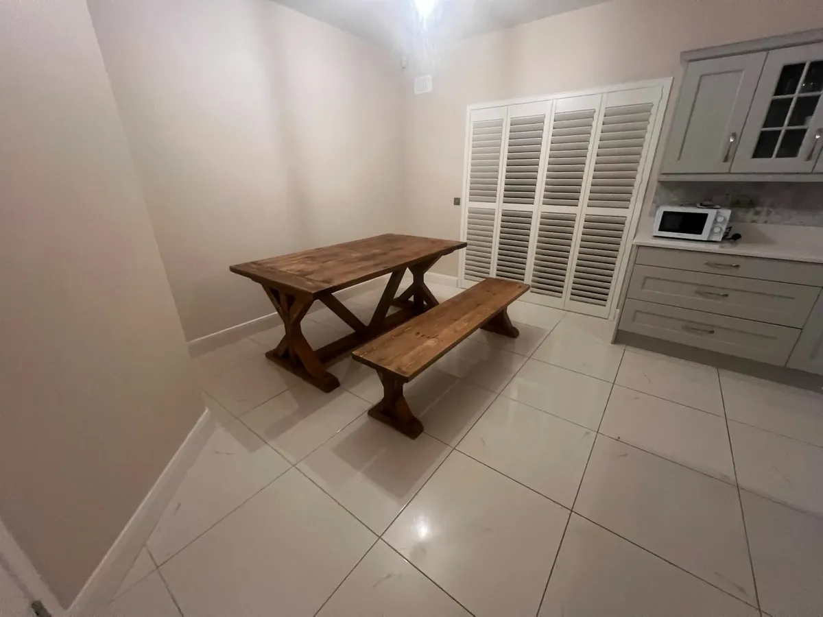 Dining Table and Bench - Image 4