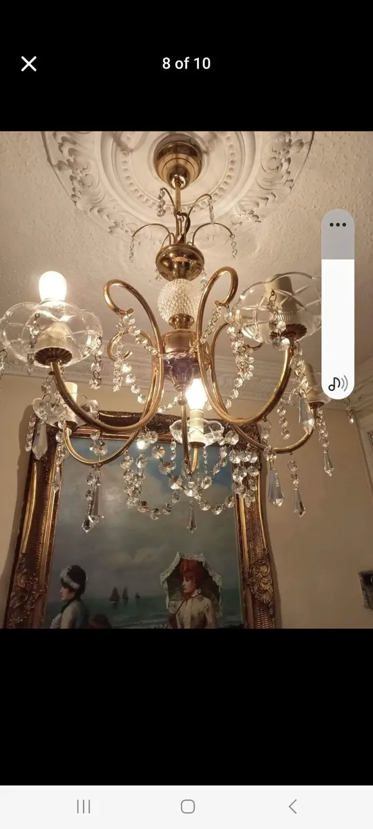 Vintage chandelier POSTAGE AVAILABLE - Image 1