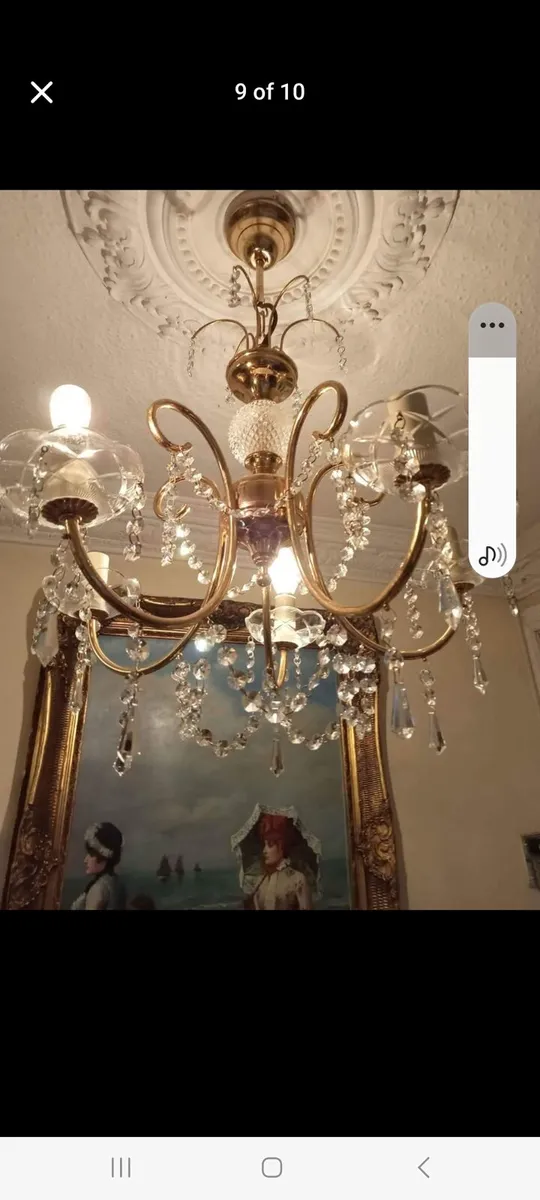 Vintage chandelier POSTAGE AVAILABLE - Image 4