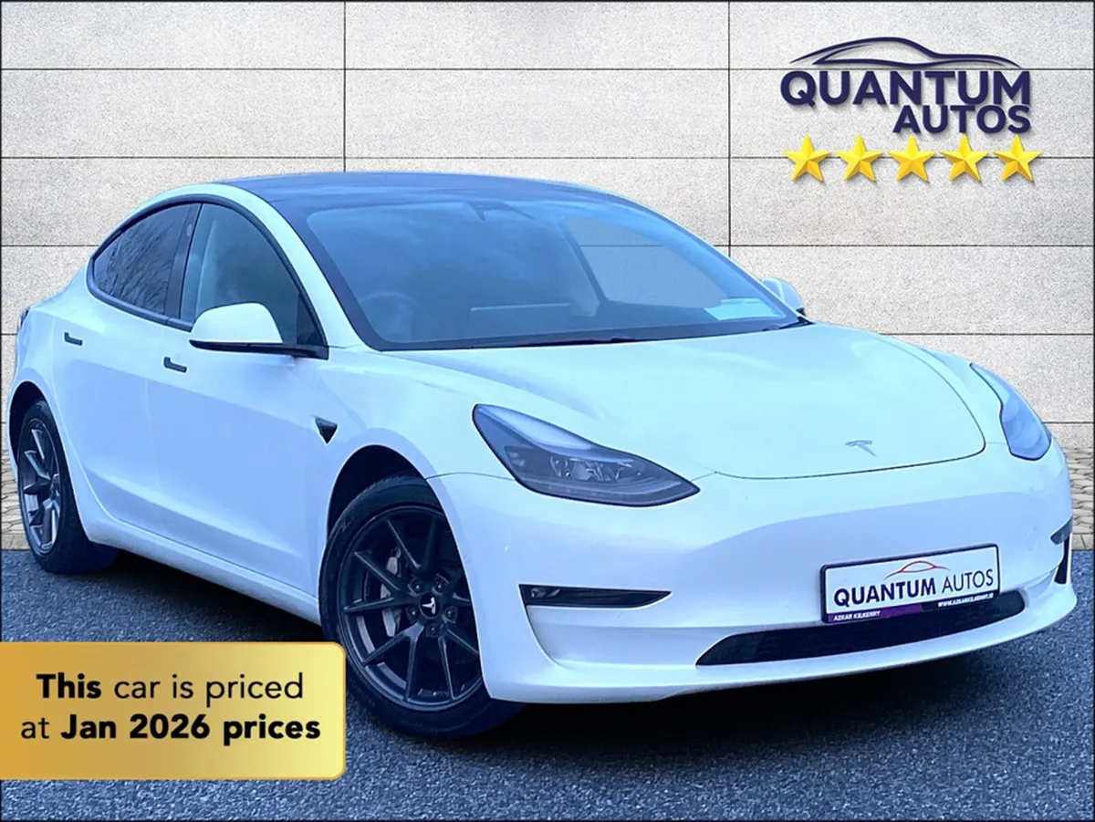 Tesla Model 3 2021 LONG RANGE AWD 470BHP €122PW WI - Image 1