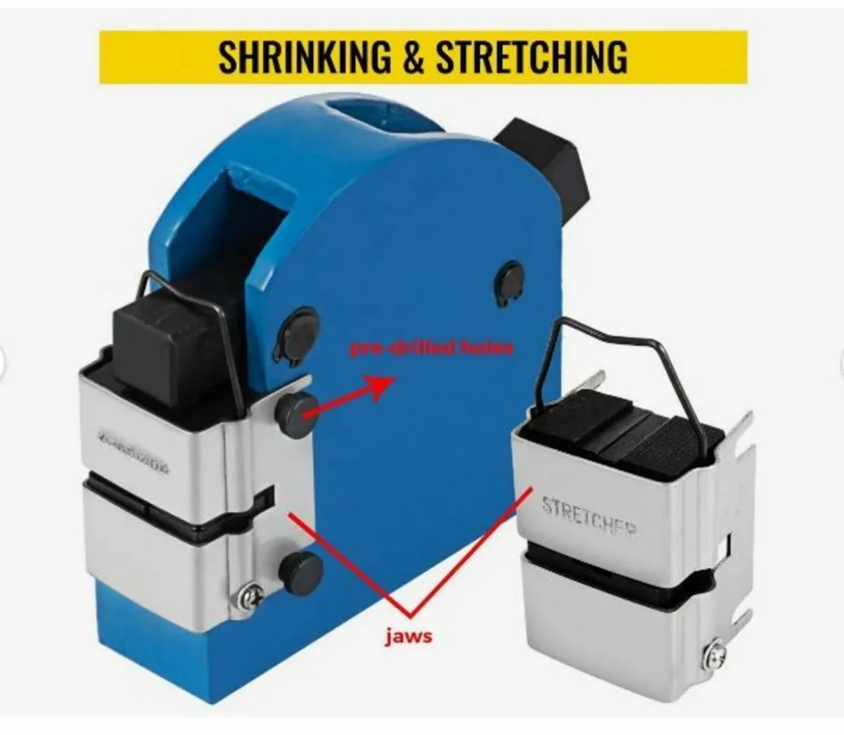 Sheet Metal Fabrication Shrinker Stretcher Set - Image 2