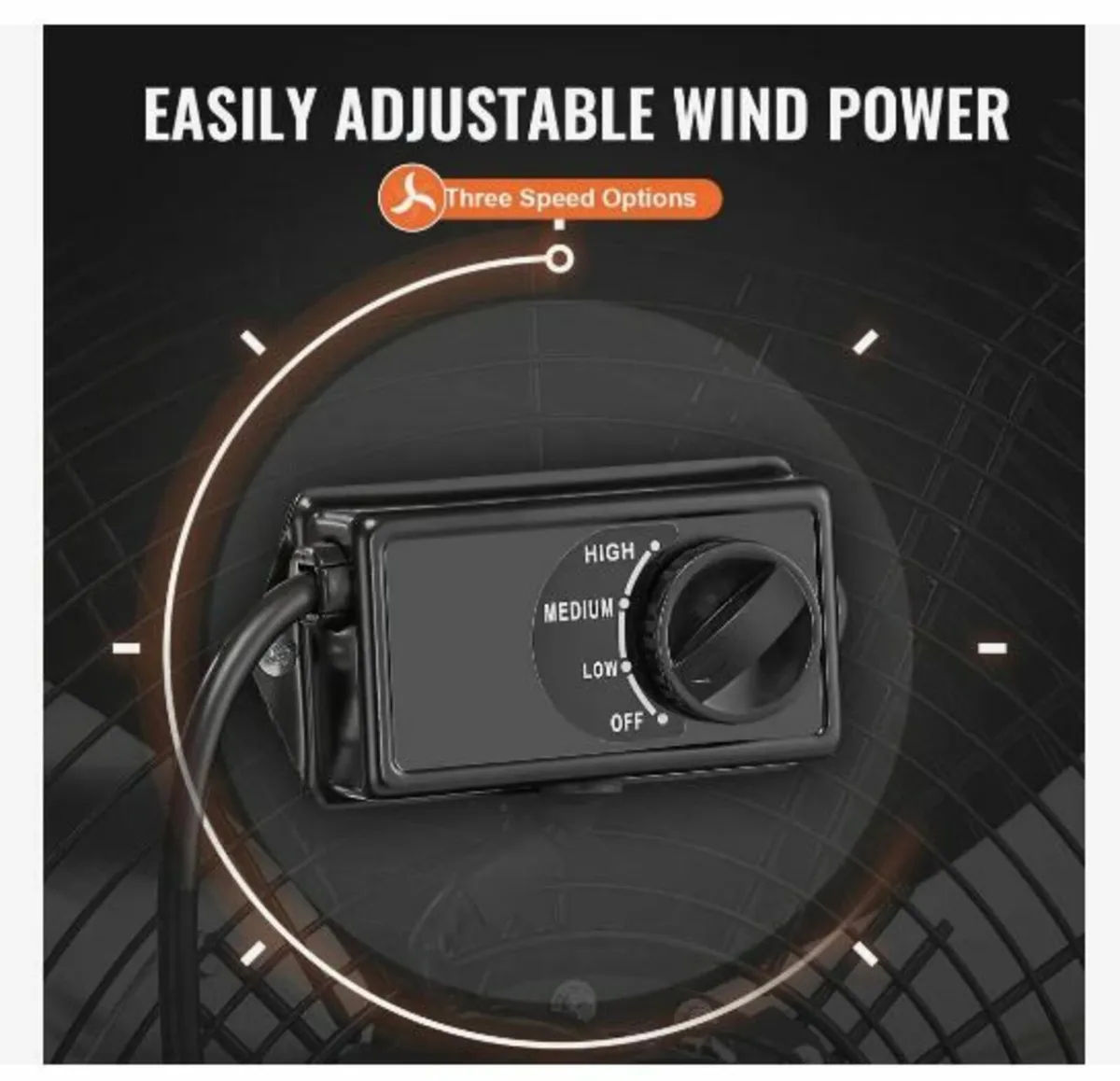 Drum Fan, 24 Inch High Velocity Industrial - Image 2