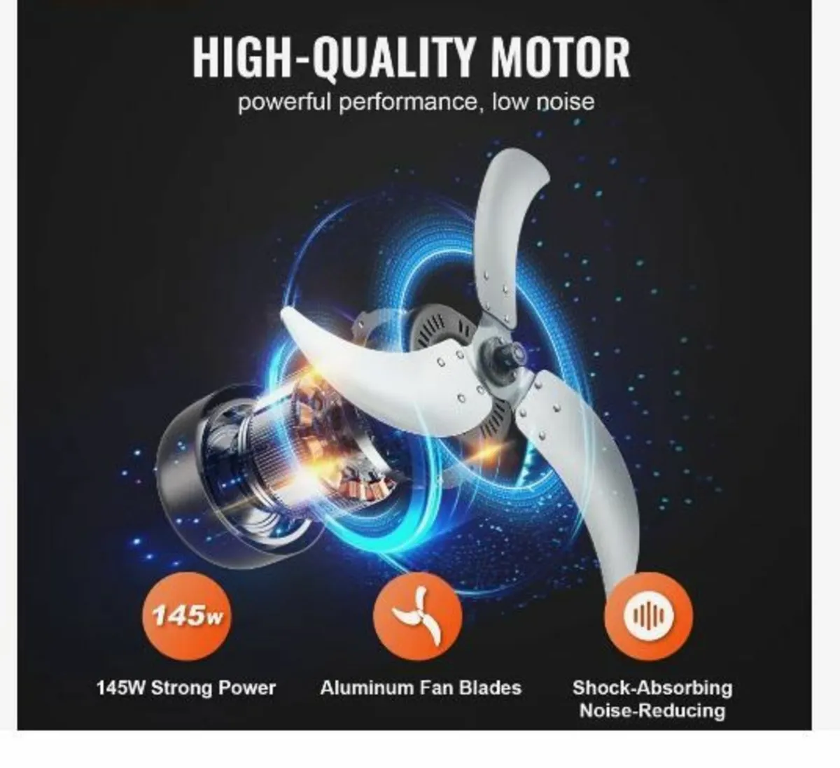 Drum Fan, 24 Inch High Velocity Industrial - Image 3