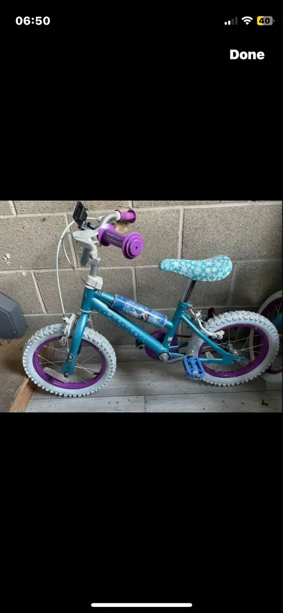 14” frozen kids bike - Image 1