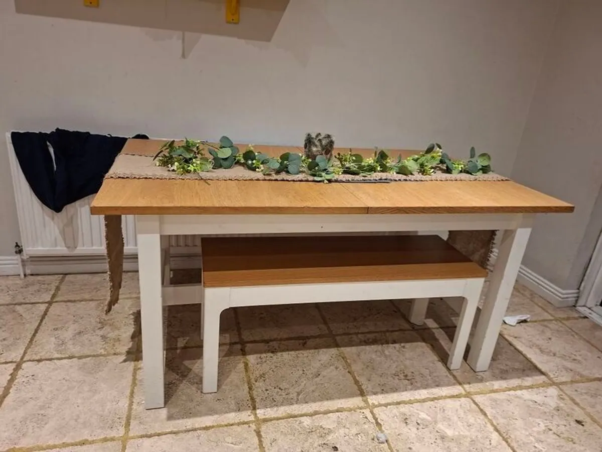 table and bench - Image 1