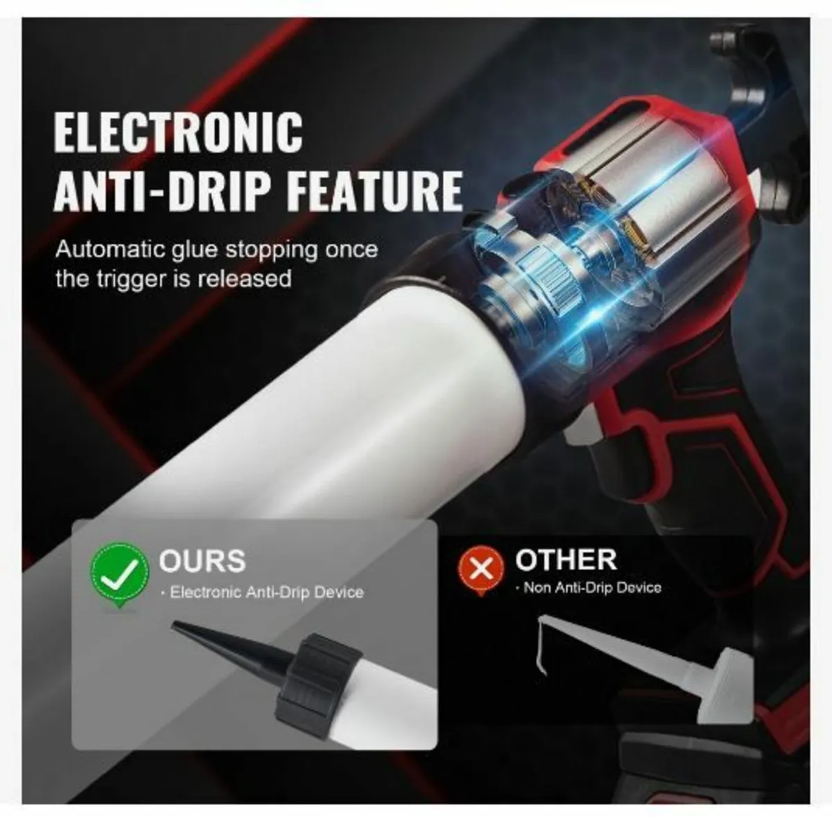 20V Cordless Electric Caulking Gun - Image 3