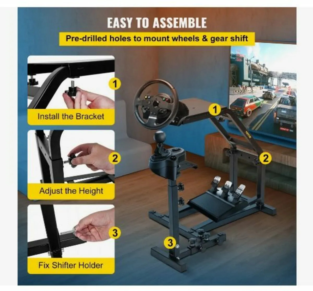 G29, G27 and G25 Racing Simulator Steering Wheel - Image 3