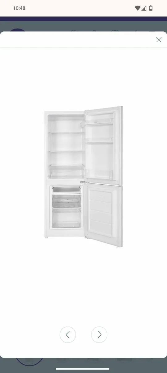 LOGIK L50BW23 60/40 Fridge Freezer - White - Image 1