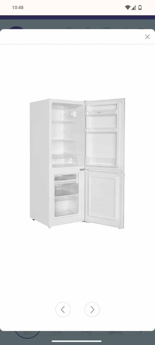LOGIK L50BW23 60/40 Fridge Freezer - White - Image 2