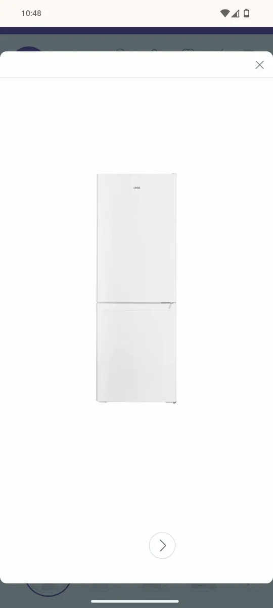 LOGIK L50BW23 60/40 Fridge Freezer - White - Image 3