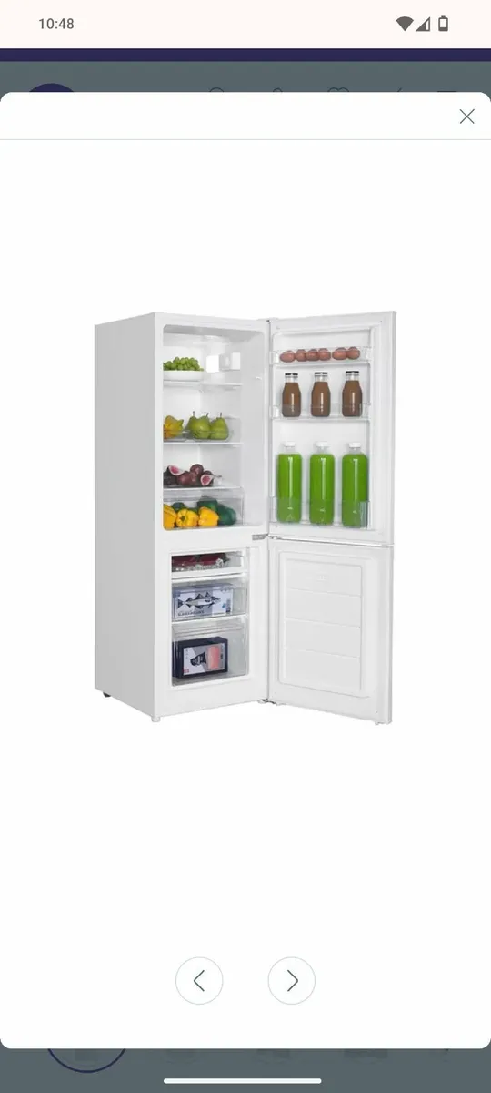 LOGIK L50BW23 60/40 Fridge Freezer - White - Image 4