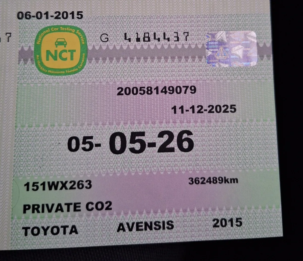151 Avensis Taxed and NCT'd Read and look - Image 2