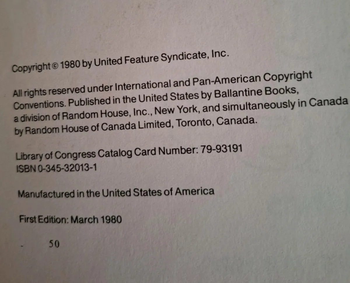 Vintage Garfield at Large His First Book - Image 3