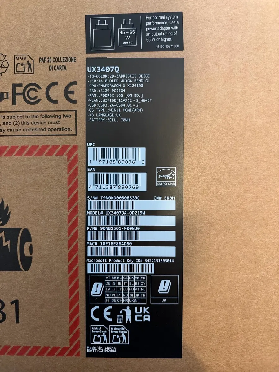 ASUS Zenbook A14 UX3407QA - Image 2