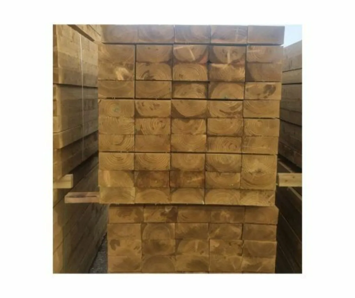 Treated Railway Sleepers-2.4m - Image 2