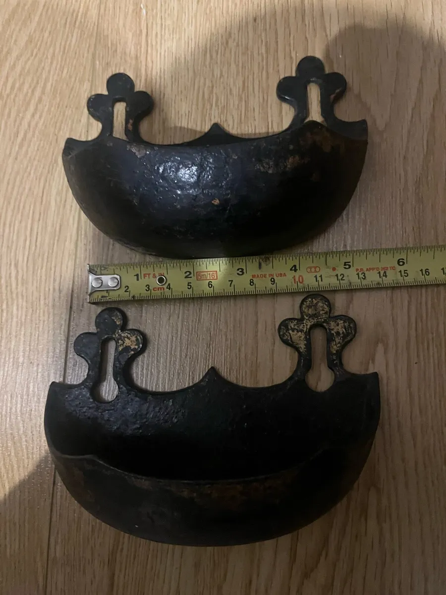 Victorian Cast Iron Umbrella Drip Trays - Image 1