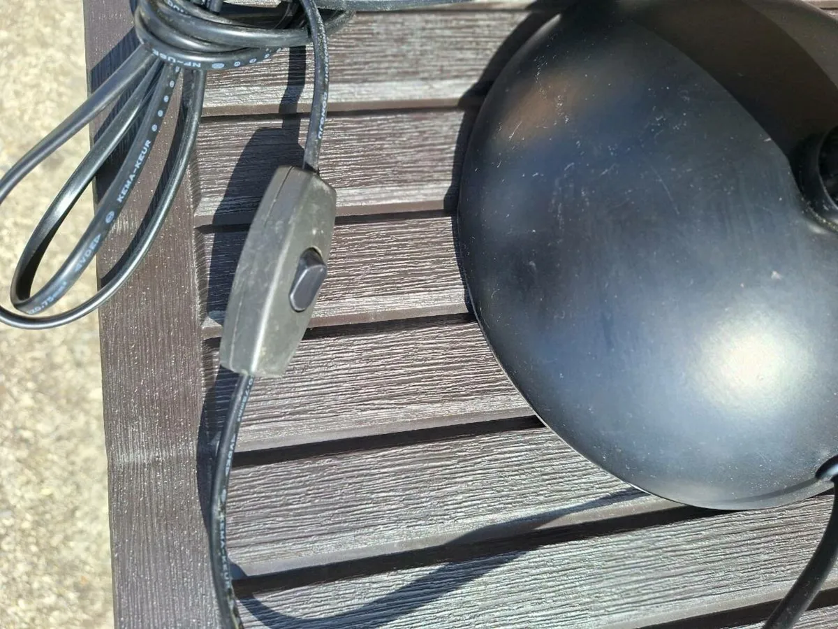 Beautiful pair of wrought iron table lamps - Image 3