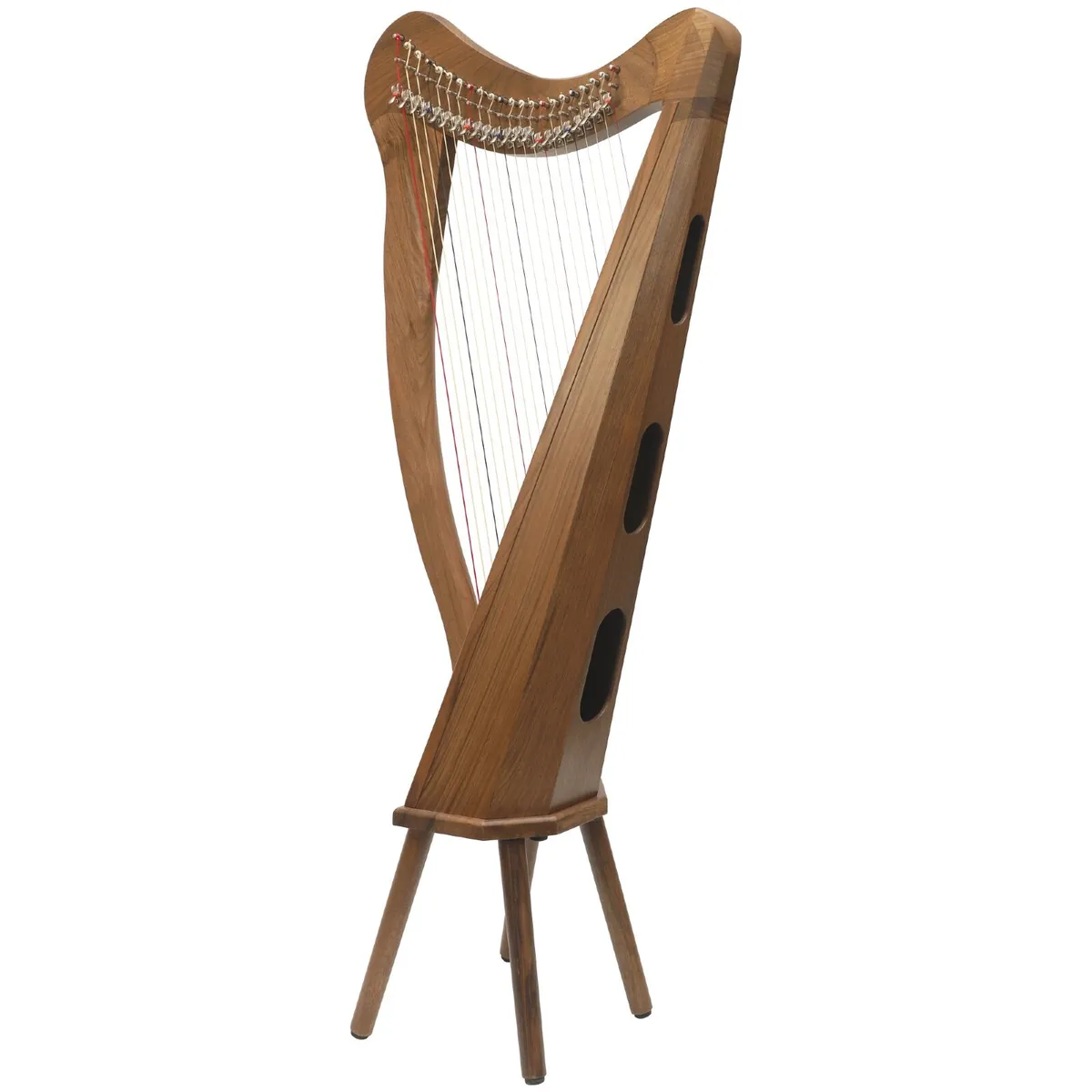 22 String Ard Ri Harp, Celtic Harp Mahogany/Walnut - Image 4