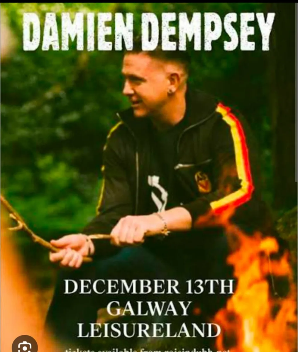 2 x Damien Dempsey Tickets 13th December Galway